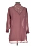 Live 4 Truth 100% Polyester Burgundy 3/4 Sleeve Blouse Size S - photo 2