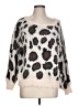 Umgee Animal Print Ivory Pullover Sweater Size L - photo 1