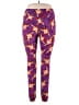 Lularoe Print Purple Leggings Size 1X (Tall & Curvy) - photo 1