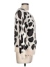 Umgee Animal Print Ivory Pullover Sweater Size L - photo 4