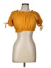 Mileage 100% Polyester Orange Short Sleeve Top Size L - photo 1