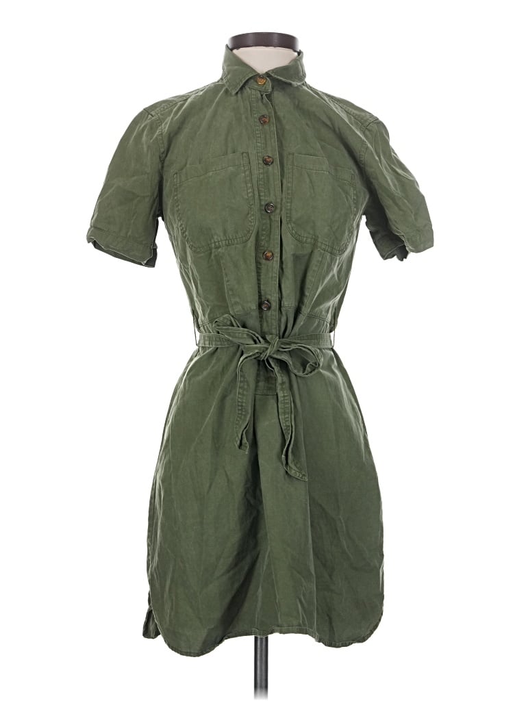 Pre-owned J.crew Mercantile Casual Dress In Green