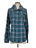 ExOfficio 100% Nylon Plaid Teal Long Sleeve Button-Down Shirt Size M - photo 1