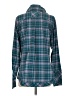 ExOfficio 100% Nylon Plaid Teal Long Sleeve Button-Down Shirt Size M - photo 2