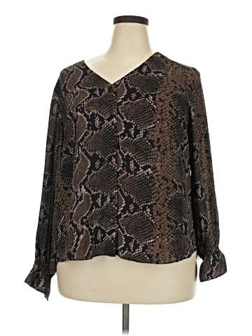 T Tahari Long Sleeve Blouse (view 1)