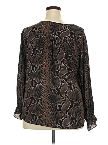 T Tahari Long Sleeve Blouse (view 2)