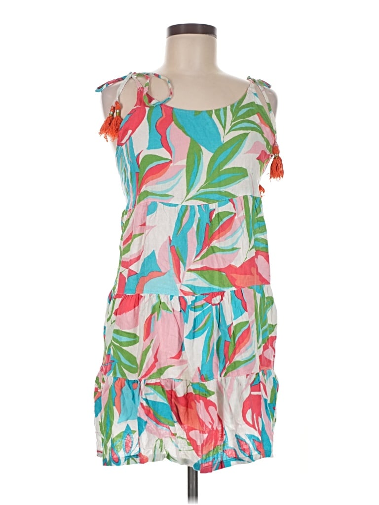 Pre-owned C&c California Casual Dress In White