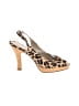 Candie's Animal Print Tan Wedges Size 9 1/2 - photo 1