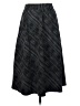 Athleta Stripes Black Casual Skirt Size 4 - photo 2