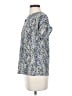 Cure Blue Short Sleeve Blouse Size S - photo 5