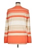 Basler 100% Polyester Stripes Orange Cardigan Size EU 46 / US 16 - photo 2