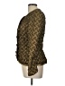Collection Jeanne Marc 100% Polyester Tweed Gold Jacket Size 12 - photo 5