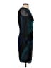 DKNY Graphic Teal Cocktail Dress Size 4 (petite) - photo 4