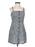 Lulus Checkered-gingham Gray Casual Dress Size XS (estimated) - photo 1