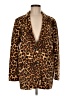James Jeans 100% Polyester Animal Print Brown Blazer Size M - photo 1