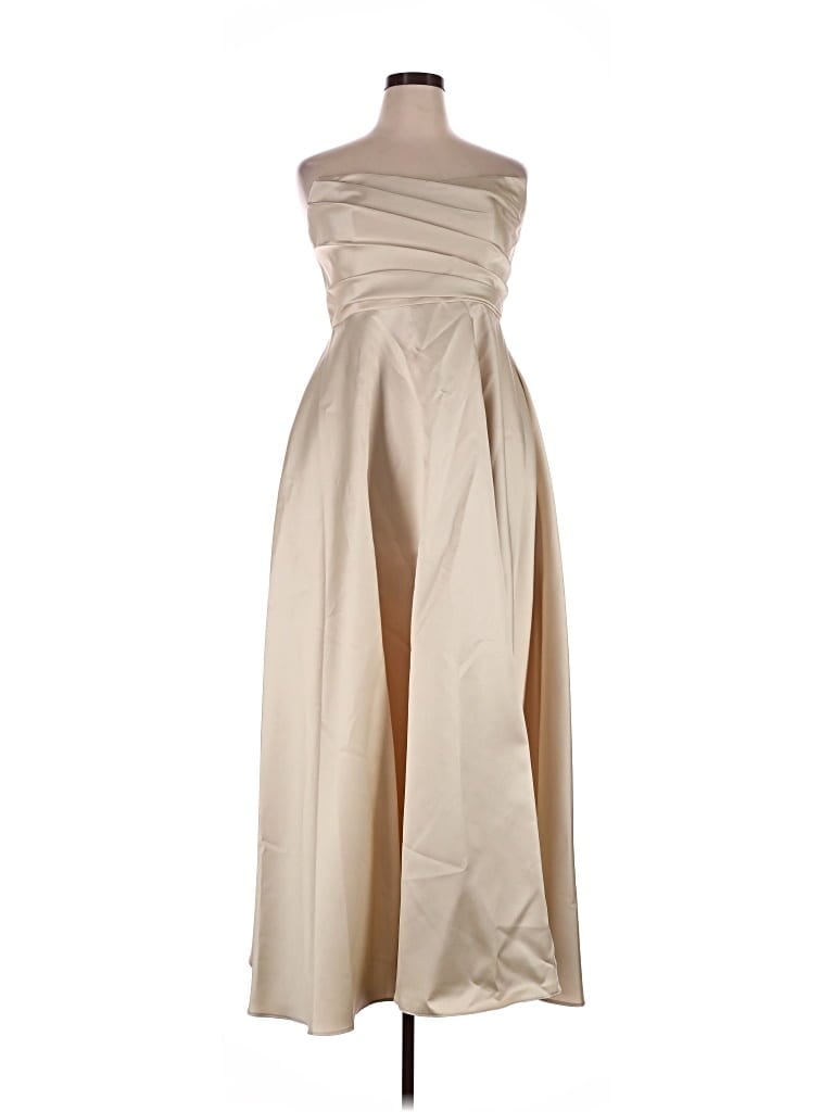 Dessy Collection Cocktail Dress In Tan