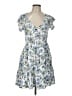No Boundaries Floral Blue Casual Dress Size L - photo 1