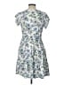 No Boundaries Floral Blue Casual Dress Size L - photo 2