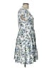 No Boundaries Floral Blue Casual Dress Size L - photo 4