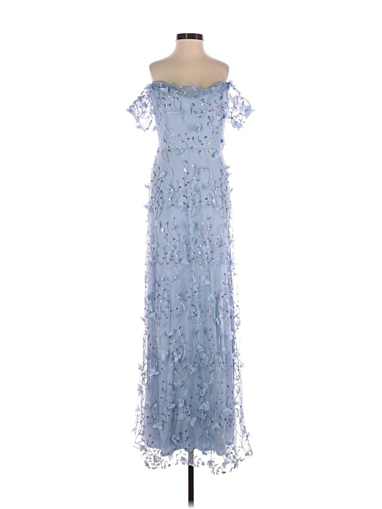 Dessy Collection Cocktail Dress In Blue
