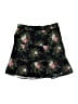 Ann Taylor LOFT 100% Polyester Floral Black Skort Size M - photo 1