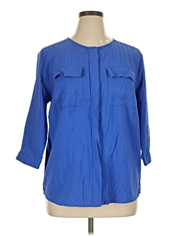 Beverly Drive 3/4 Sleeve Blouse (view 1)