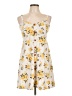 No Boundaries Floral Yellow Casual Dress Size 11 - photo 1