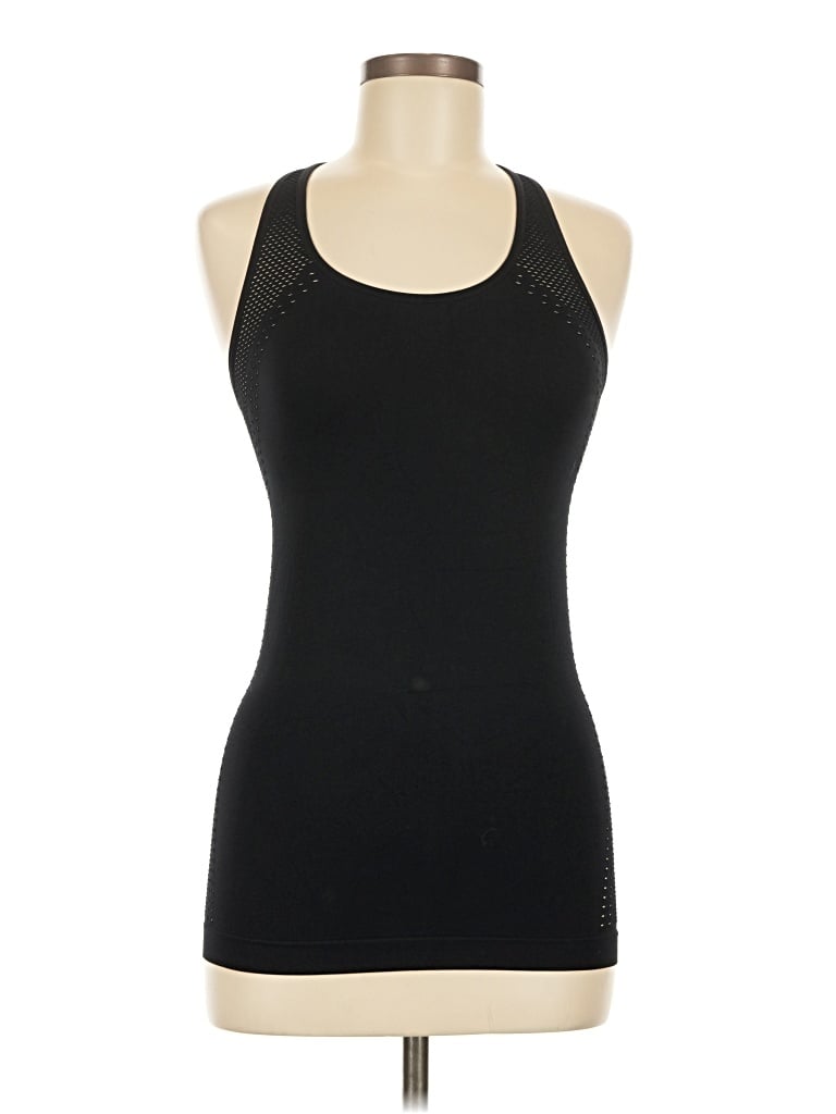 Pre-owned Unbranded Tank Top Black Halter Neckline Tops