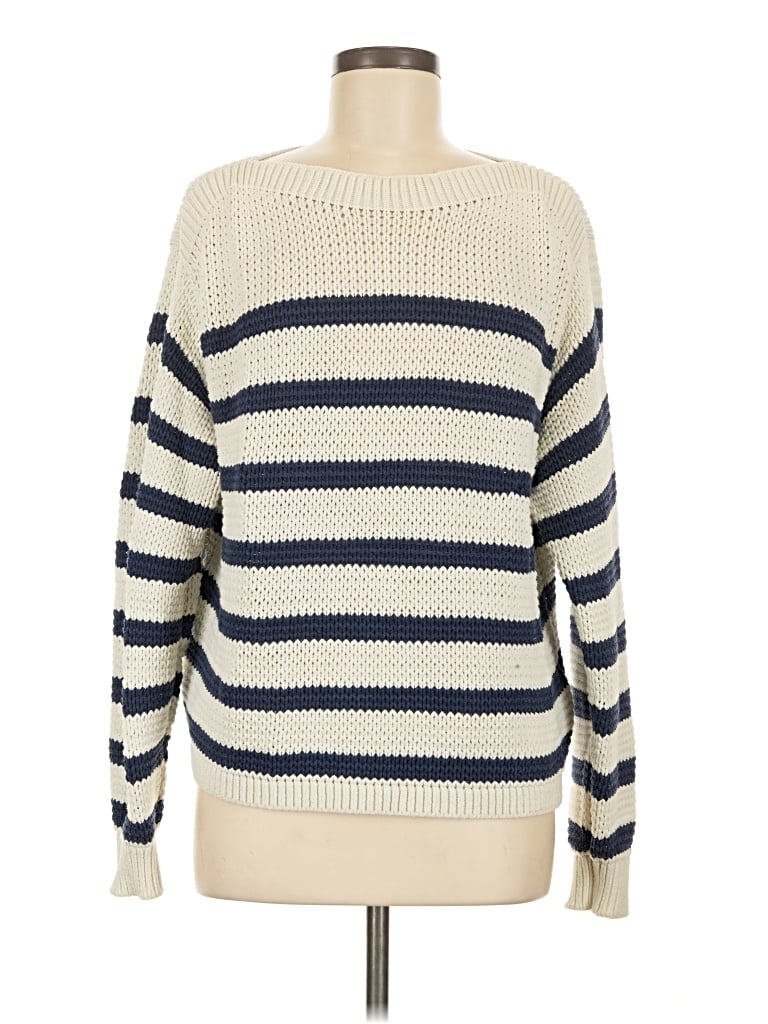 Pre-owned Jcrew Pullover Sweater In Ivory