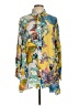 John Mark Print Yellow 3/4 Sleeve Blouse Size L - photo 1