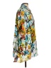 John Mark Print Yellow 3/4 Sleeve Blouse Size L - photo 4