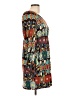 Judith March Print Teal Cocktail Dress Size L - photo 4