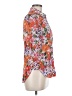 HD in Paris Floral Orange 3/4 Sleeve Blouse Size 6 - photo 4