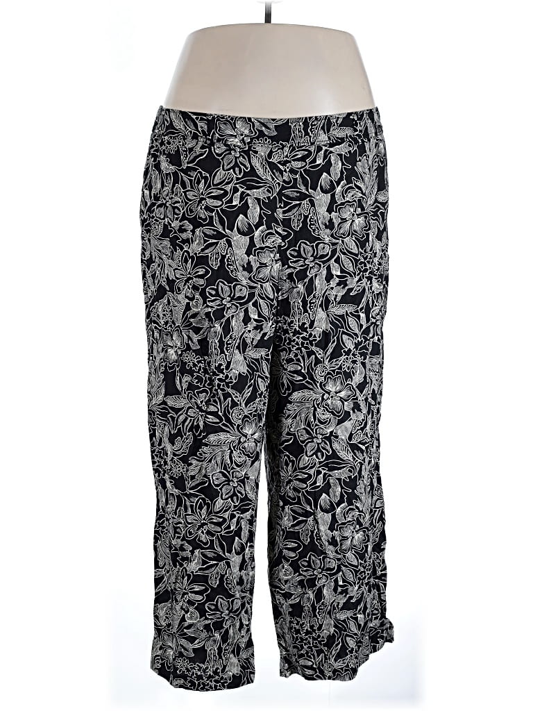 Lane Bryant Linen Pants In Black