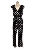 Corey Lynn Calter 100% Viscose Polka Dots Black Jumpsuit Size S - photo 1