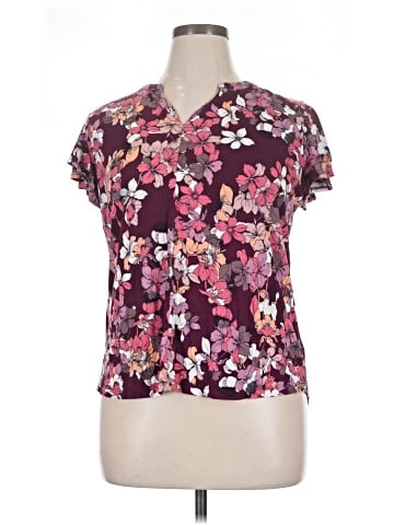 Liz Claiborne Short Sleeve Blouse (view 1)