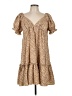 Newbury Kustom 100% Polyester Paisley Tan Casual Dress Size L - photo 1