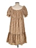 Newbury Kustom 100% Polyester Paisley Tan Casual Dress Size L - photo 2