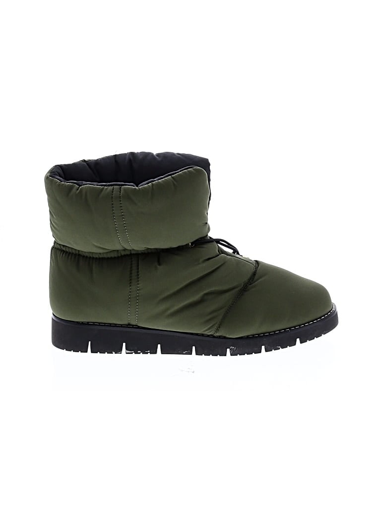 Pre-owned Jcrew Ankle Boots In Green