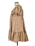 Newbury Kustom 100% Polyester Paisley Tan Casual Dress Size L - photo 5