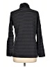 Lands' End Stripes Black Long Sleeve Turtleneck Size L (petite) - photo 2