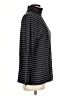 Lands' End Stripes Black Long Sleeve Turtleneck Size L (petite) - photo 4