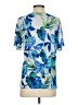 Sara Studio Blue Short Sleeve Top Size S - photo 2