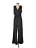 Kimberly C. Stripes Black Jumpsuit Size L - photo 1