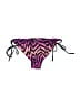 Fox Animal Print Purple Swimsuit Bottoms Size M - photo 2