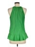 Milano 100% Polyester Green Sleeveless Blouse Size M - photo 2