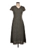 Covington 100% Polyester Print Gray Casual Dress Size 4 - photo 1