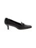 Prevata 100% Leather Black Heels Size 8 - photo 1