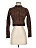 Eye Candy Brown Long Sleeve Blouse Size Sm - Med - photo 1
