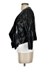 Anne Klein 100% Leather Metallic Black Blazer Size XS - photo 5